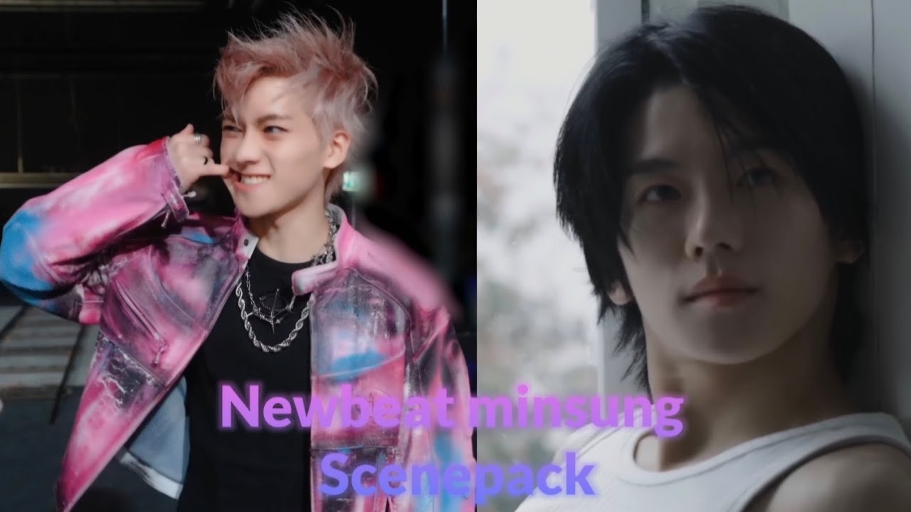Newbeat minsung scenepack/editing clips 