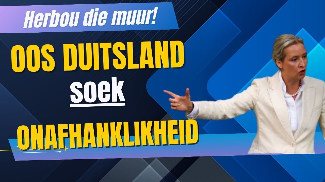 Dinsdag, 23 Desember 2025. Gaan Oos-Duitsland hulself wegskeur van die res van Duitsland?