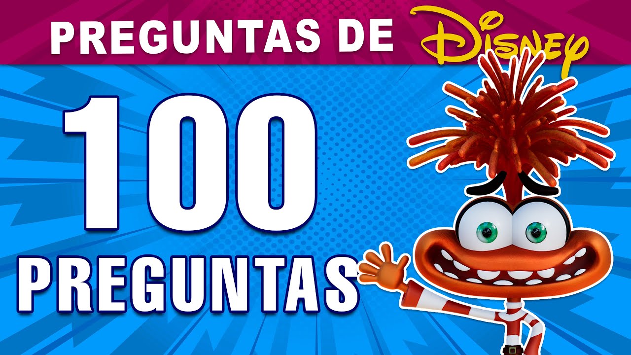 ✅ 100 PREGUNTAS DE DISNEY 🏰✅ 🤔 ¿Cuánto Sabes de 