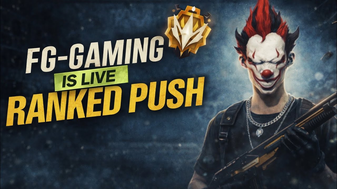 🔥Free Fire Ranked Push live | Diamond to Heroic 👑 | FG-Gaming 🥰