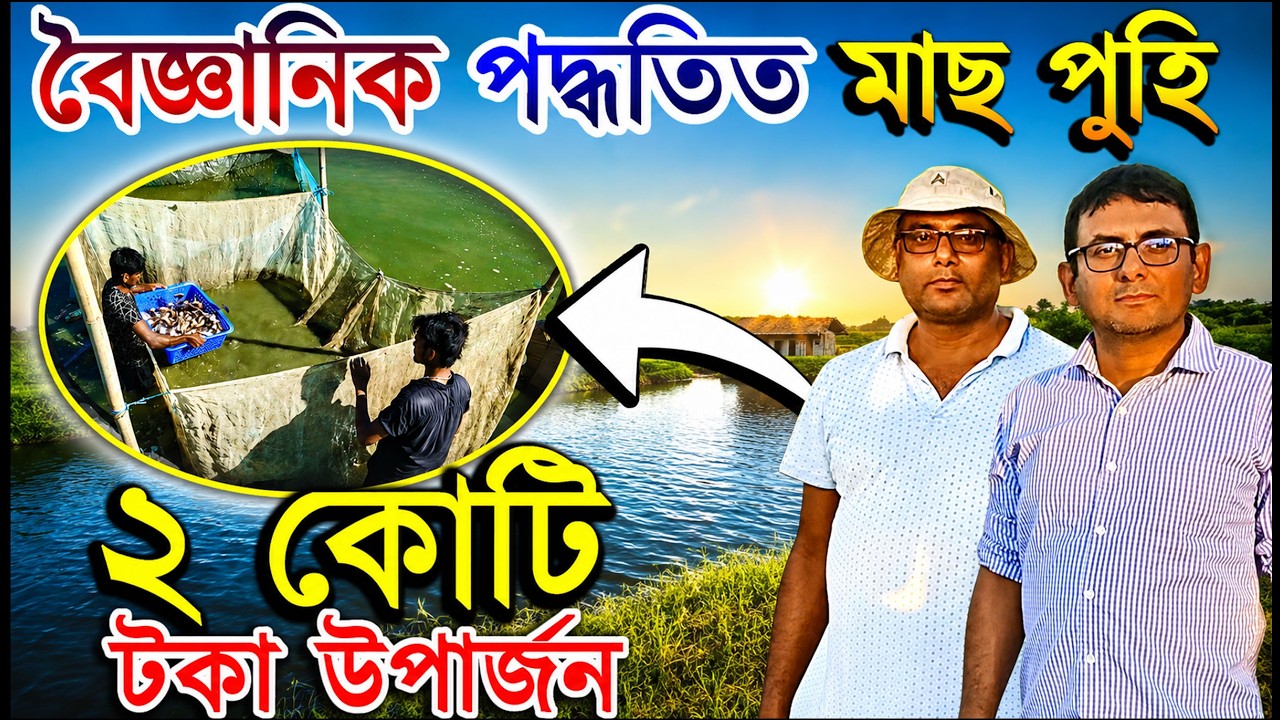 ৩০০ বিঘা মাটিত পুখুৰী খান্দি বৈজ্ঞানিক পদ্ধতিত মাছ পুহি উপাৰ্জন কৰে ২ কোটি টকা | Fish Farming Idea