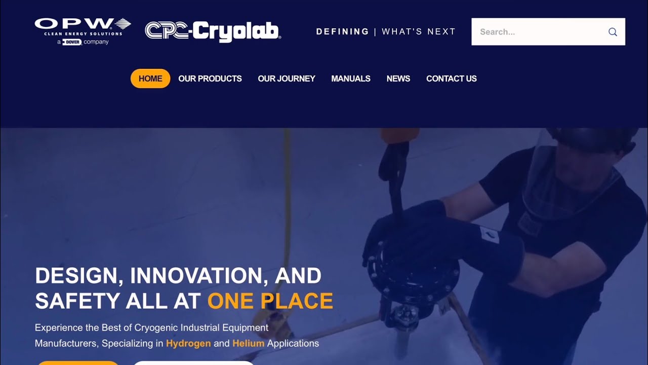 CPC-Cryolab Website Main Page