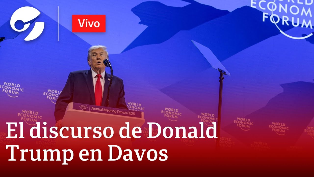 EN VIVO EL DISCURSO DE DONALD TRUMP DESDE DAVOS