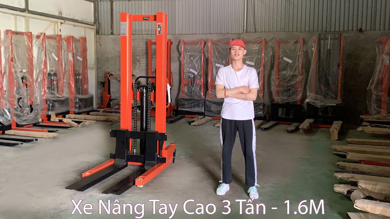 Xe Nâng Tay Cao 3 Tấn Nâng Cao 1600MM Niuli bán chạy nhất năm