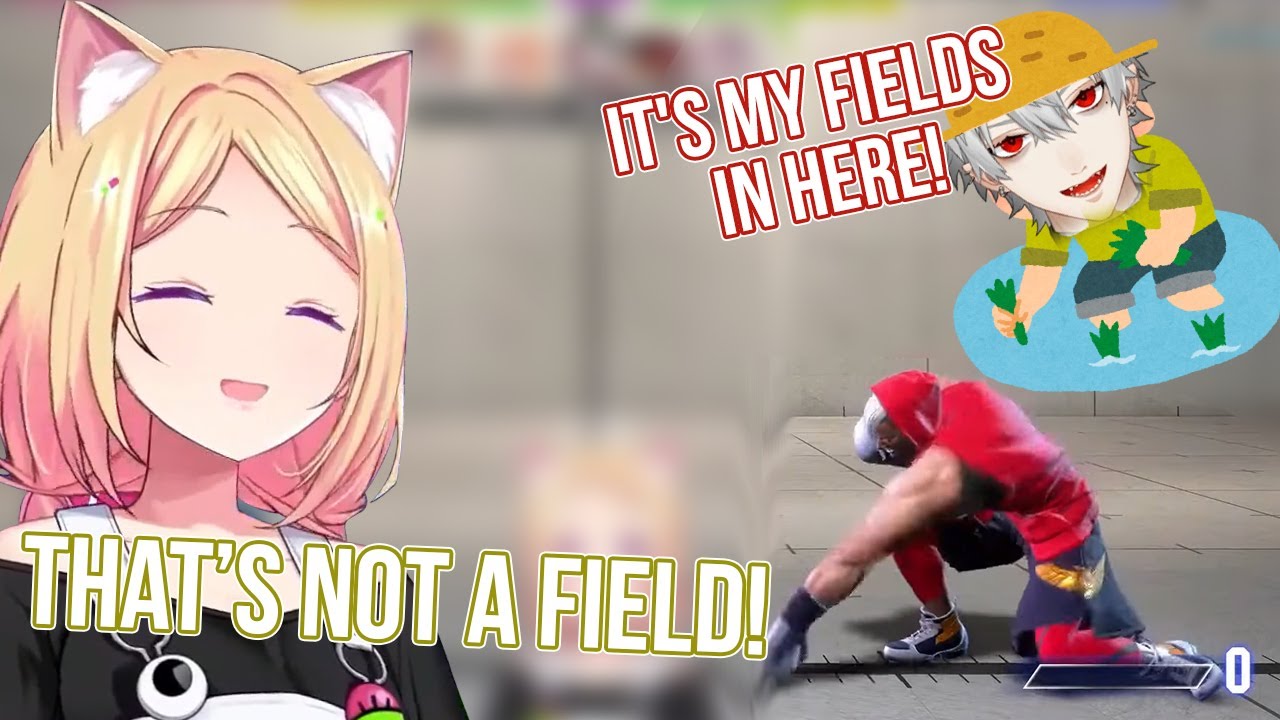 [SF6] Akirose Can't Stop Laughing Facing Against Kuzuha Rice Planting ED [Aki Rosenthal/Hololive]