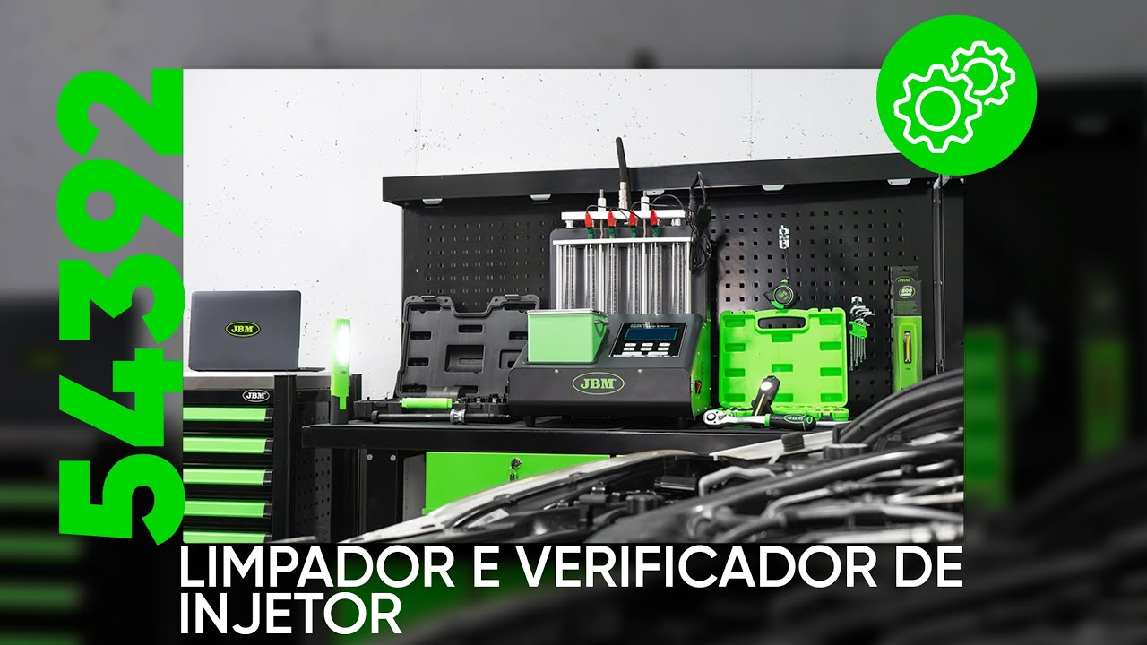 COMO USAR LIMPADOR E VERIFICADOR DE INJETOR REF. 54392