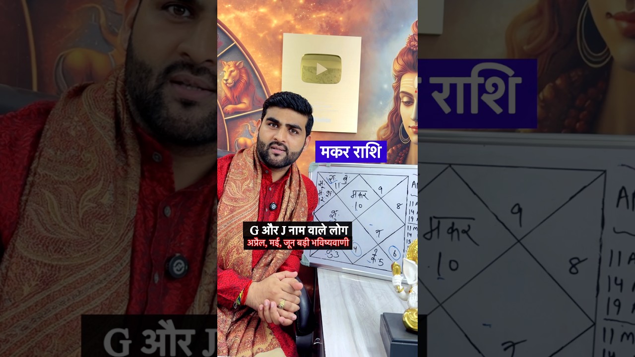 मकर राशि अप्रैल मई जून 2026 बड़ी भविष्यवाणी | Makar Rashi #capricorn by Sachin kukreti #shorts