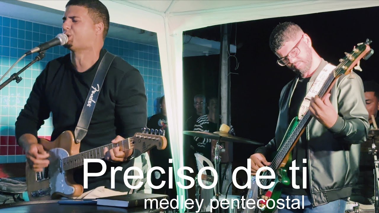 Madley pentecostal [Preciso de ti +Clamo Jesus] Oséias Rocha e banda 