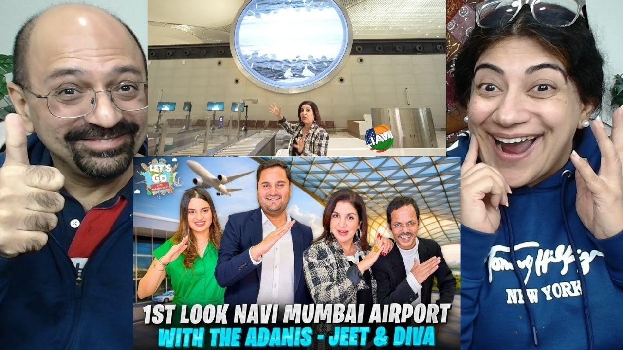 Spectacular NAVI MUMBAI AIRPORT With The ADANIS 🤯! Amazing Art & Exciting New Restaurants😍!