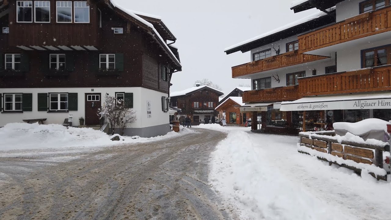 Oberstdorf im Allgäu Winter 2023