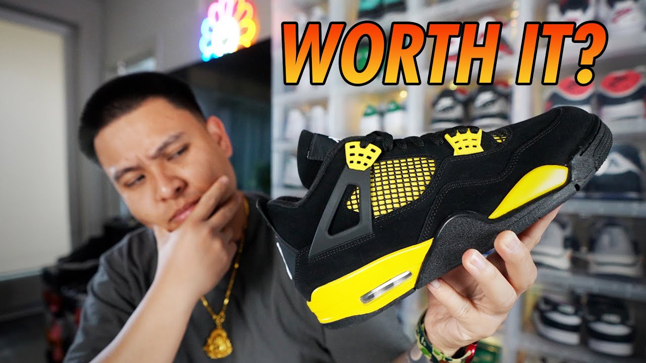 IS THE 2023 AIR JORDAN 4 'THUNDER' WORTH IT? (REVIEW + ON FOOT)