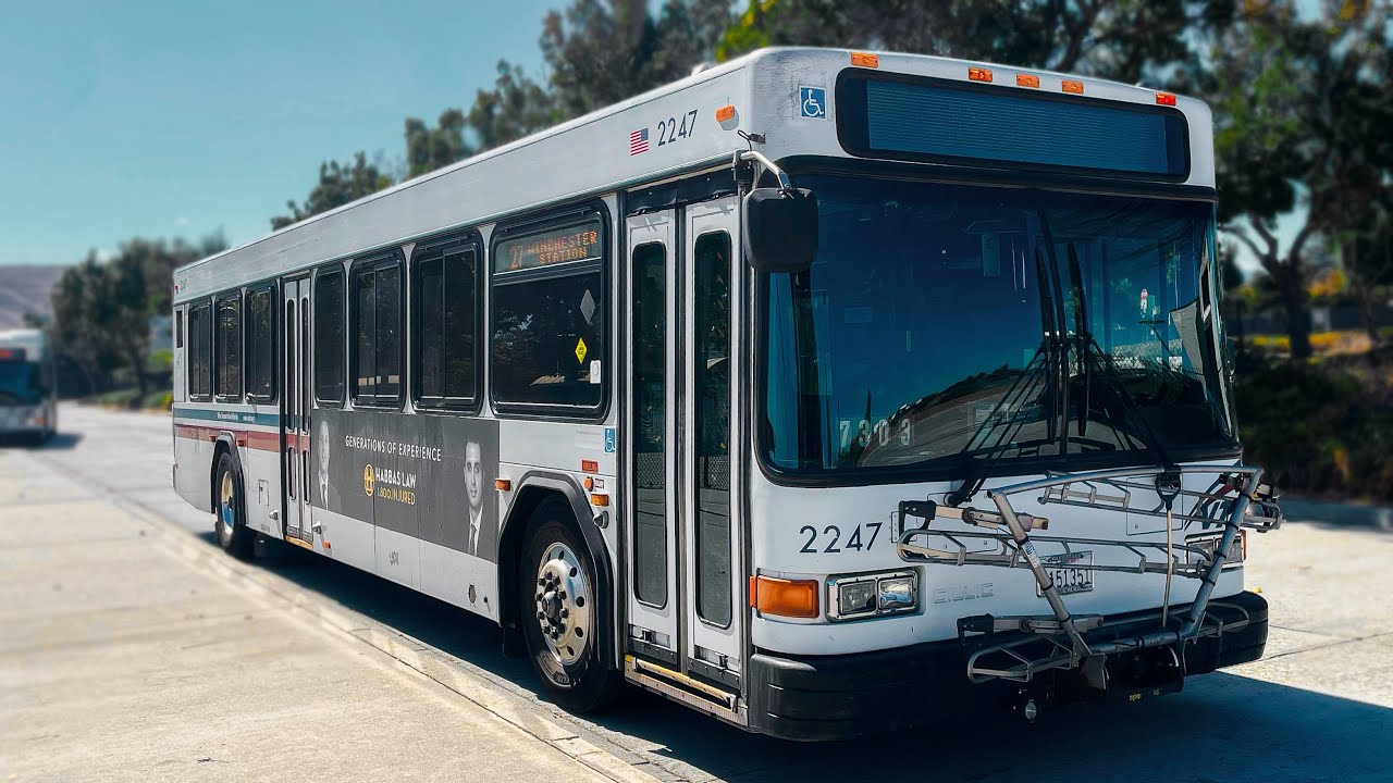 RARITY | Santa Clara VTA 2002 Gillig Low Floor 40' #2247 | Route 27 to Winchester Station