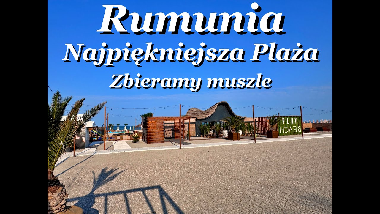 Rumunia Top Mamaja i zbieranie muszli przy wysokich falach