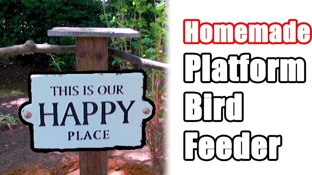 HOMEMADE PLATFORM BIRD FEEDER