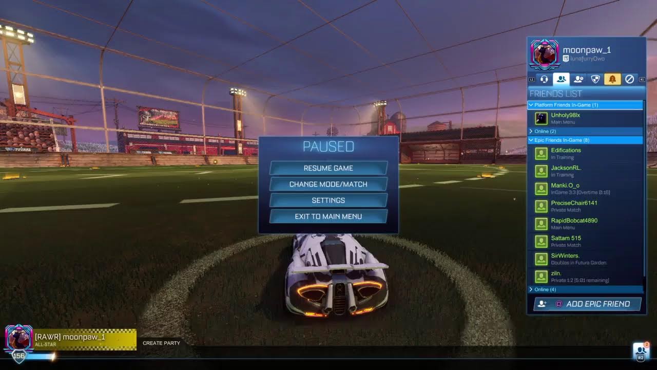 Rocket league no mic solo cas 2s or freeplay
