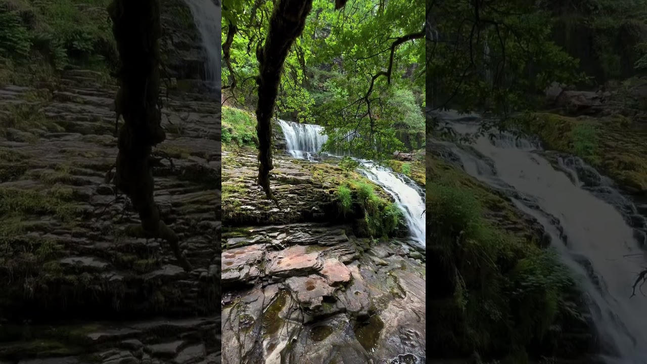 Chasing waterfalls in Wales! #wales #waterfall #river #trees #nature #uk #view #beautiful