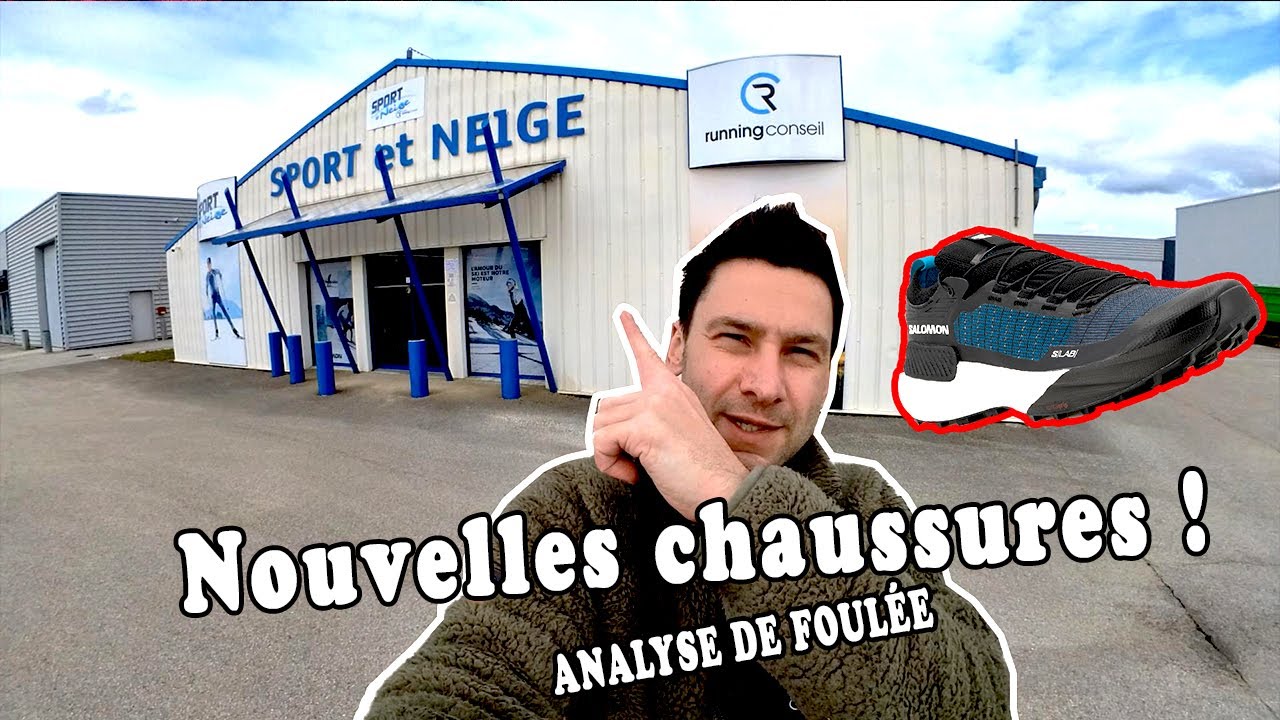 Analyse de foulée : Nouvelles chaussures Salomon !