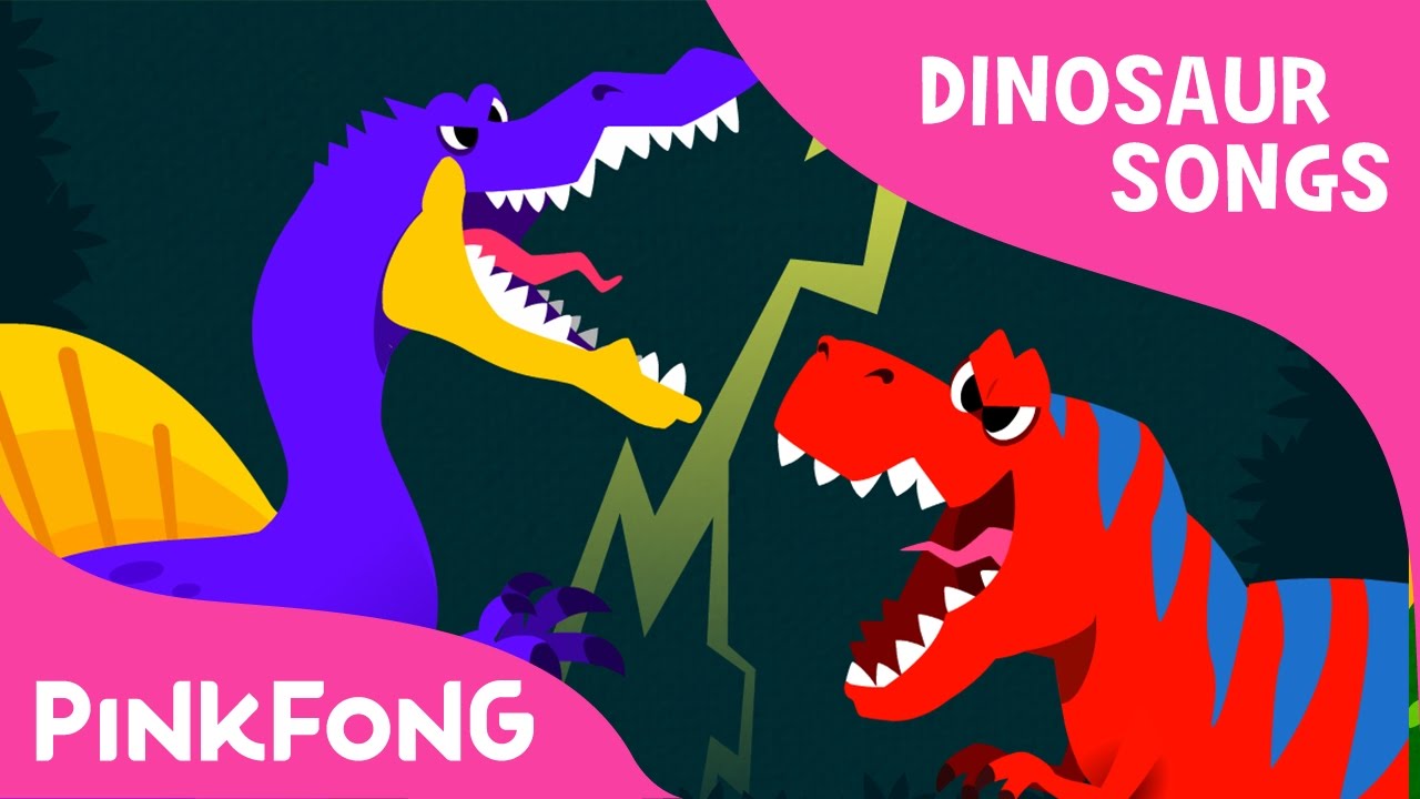 Spinosaurus VS Tyrannosaurus | Dinosaur Songs | Pinkfong Songs for Children