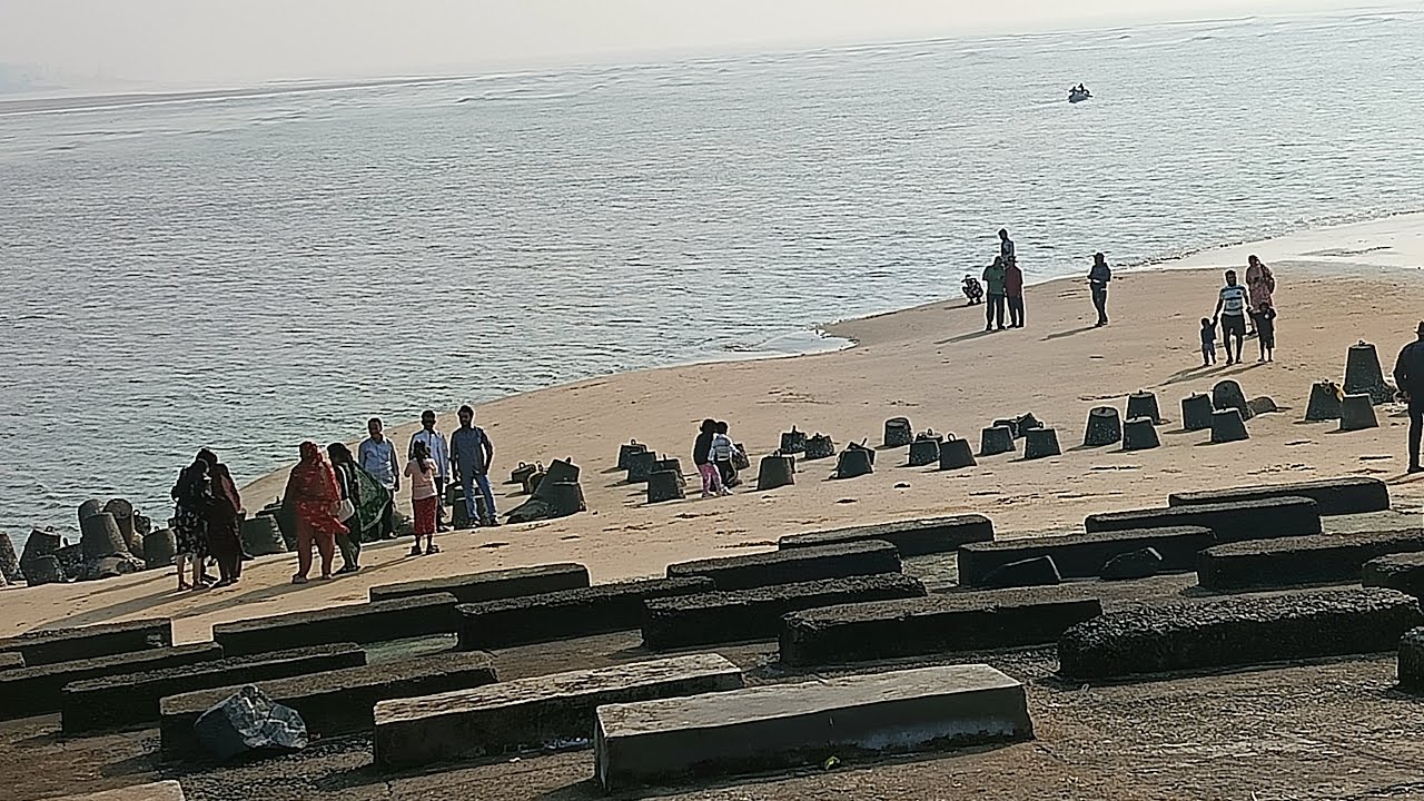সোমবারের সকালের দীঘা মোহনা সমুদ্র সৈকত♥️♥️♥️