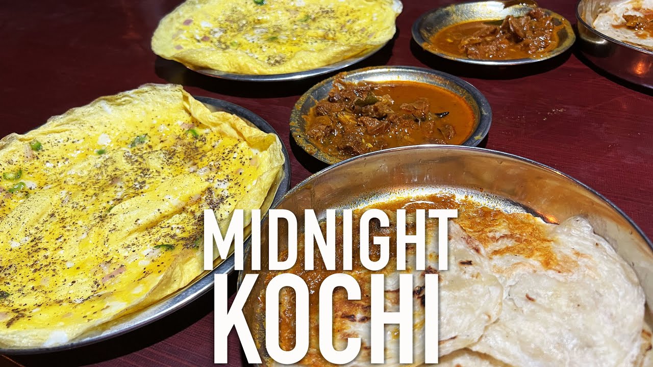 🌟കുഞ്ഞിക്കാടെ പാതിരാത്രി പൊറോട്ടേം, ബീഫും, താറാമുട്ടയും, ചായേം - Kunjikkada Porotta Kada, Kochi