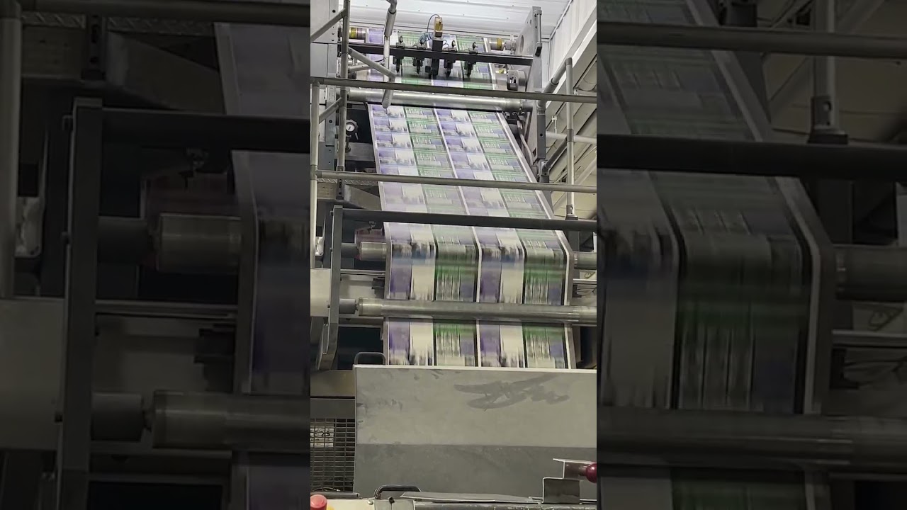 Surplus Record Magazine Printing on the Presses