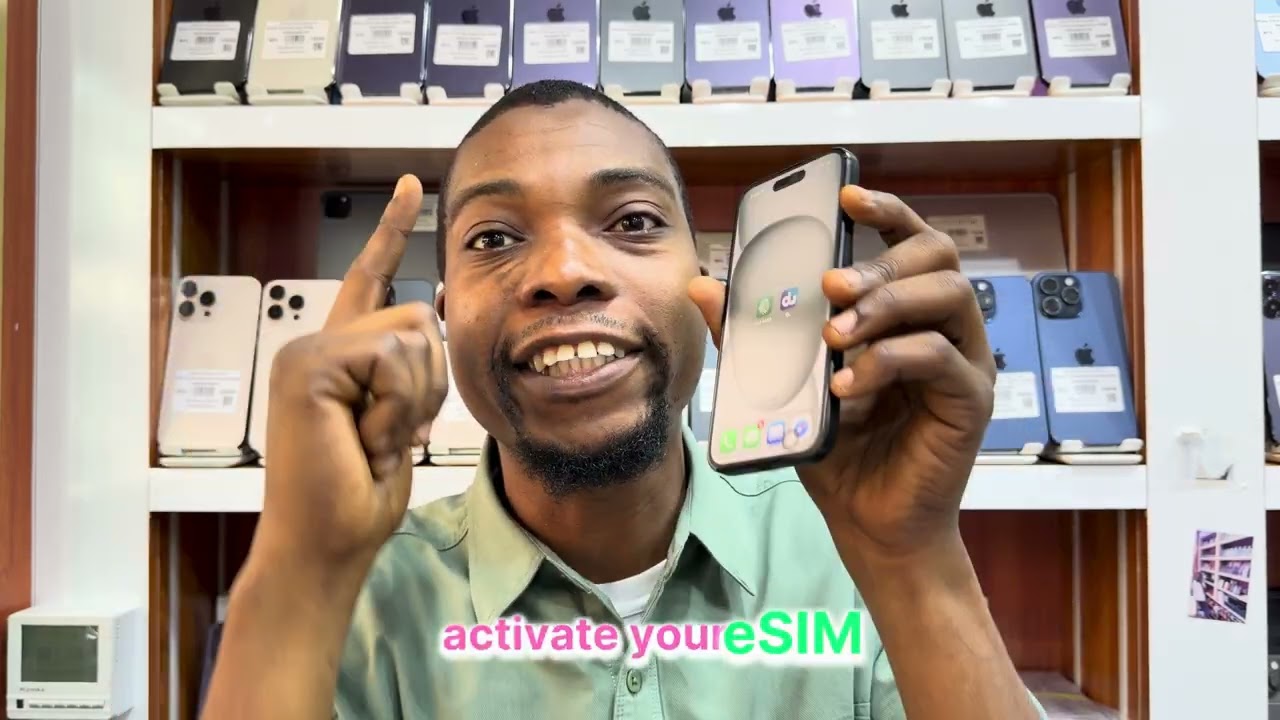 eSIM Mobile Activation in the UAE #uae #du #etisalat #mobile #network #fivenetwork