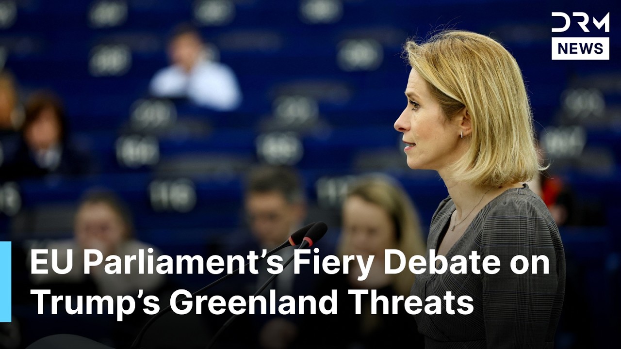 FULL DEBATE: EU Lawmakers Clash Over Trump's Greenland Threats, Slam US Behaviour | AC1G