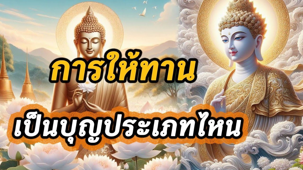 การให้ทานเป็นบุญประเภทไหน