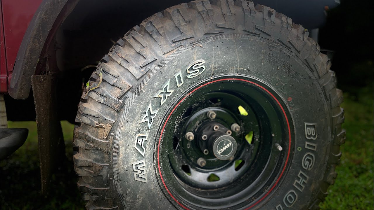 #Maxxis bighorn 32 inch MT tyres ! 32 11.5 R15 with 15” 8J 160 PCD off-road steel rims Thar 2014 4x4