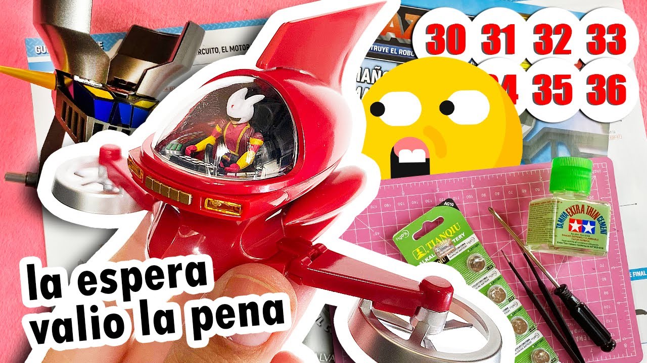 🤖 ¡Nos equipamos hasta los dientes! -  Armando TODO el PILDER de MAZINGER Z Salvat México