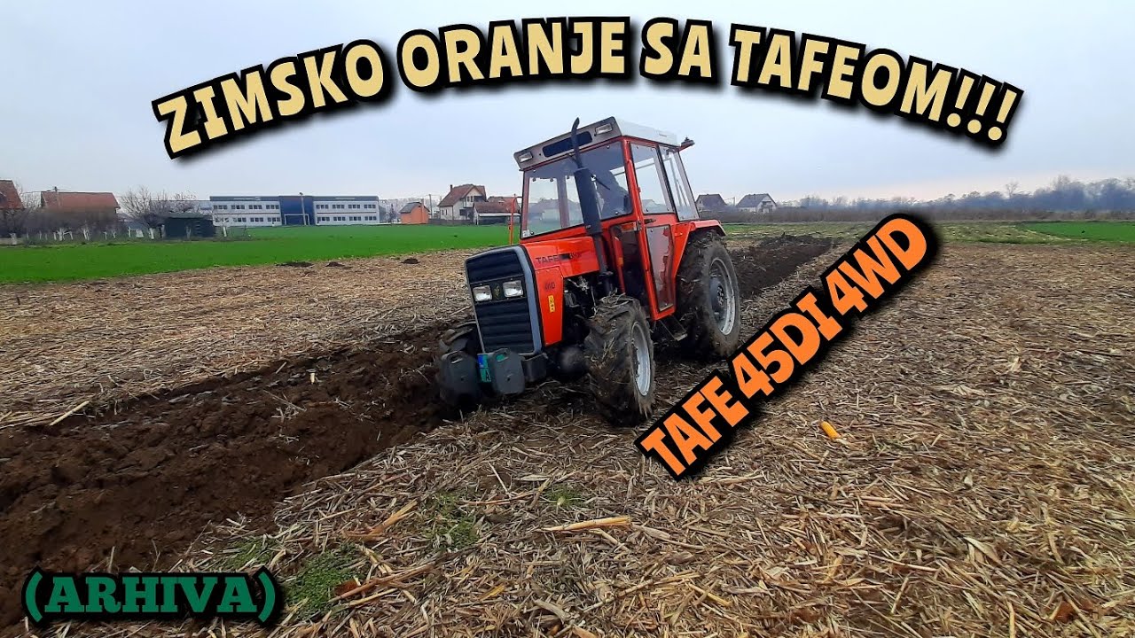Zimsko oranje! TAFE 45DI 4WD & IMT 755NK (ARHIVA)