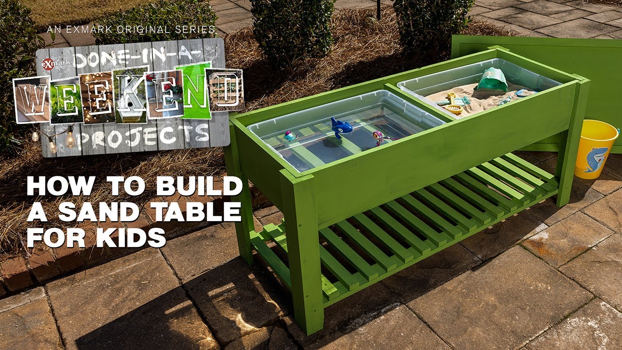 How to Build a Sand Table for Kids | Done-In-A-Weekend Projects | Exmark