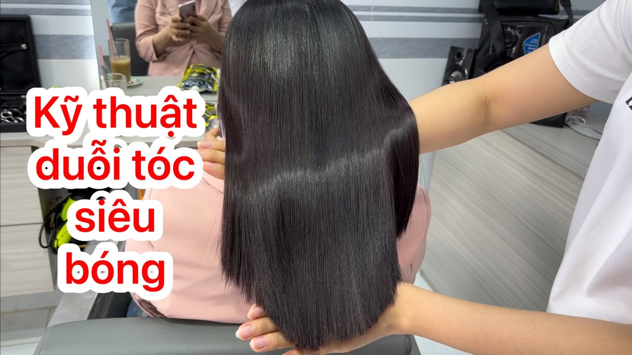 CHIA SẺ KỸ THUẬT DUỖI TÓC SIÊU THẲNG BÓNG AI CŨNG LÀM ĐƯỢC| NGỌC TÓC