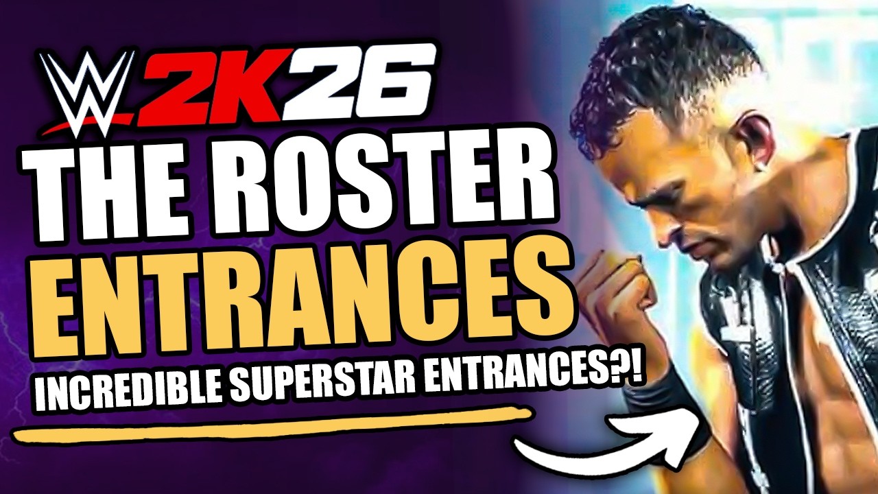 Выходы бойцов из состава WWE 2K26 | Невероятные новые суперзвезды WWE 2K26