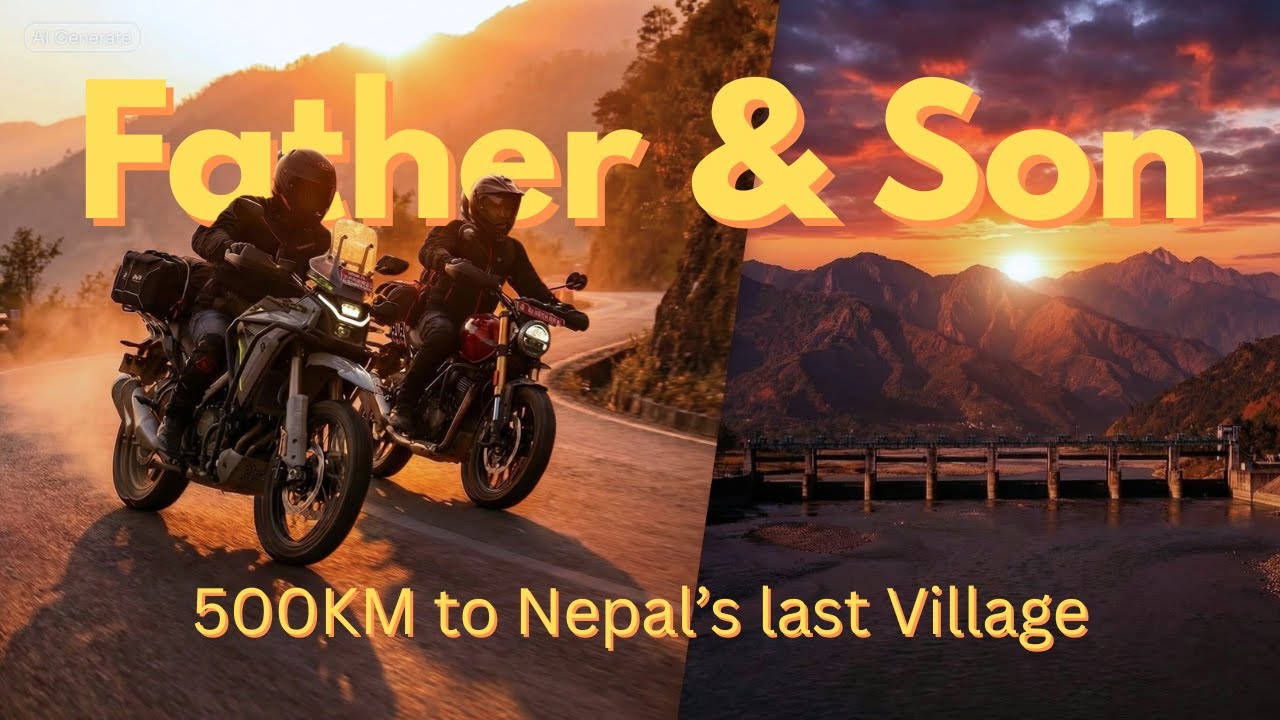 Father Son Motorbike Adventure Across Eastern Nepal | Kathmandu to Urlabari Road Trip