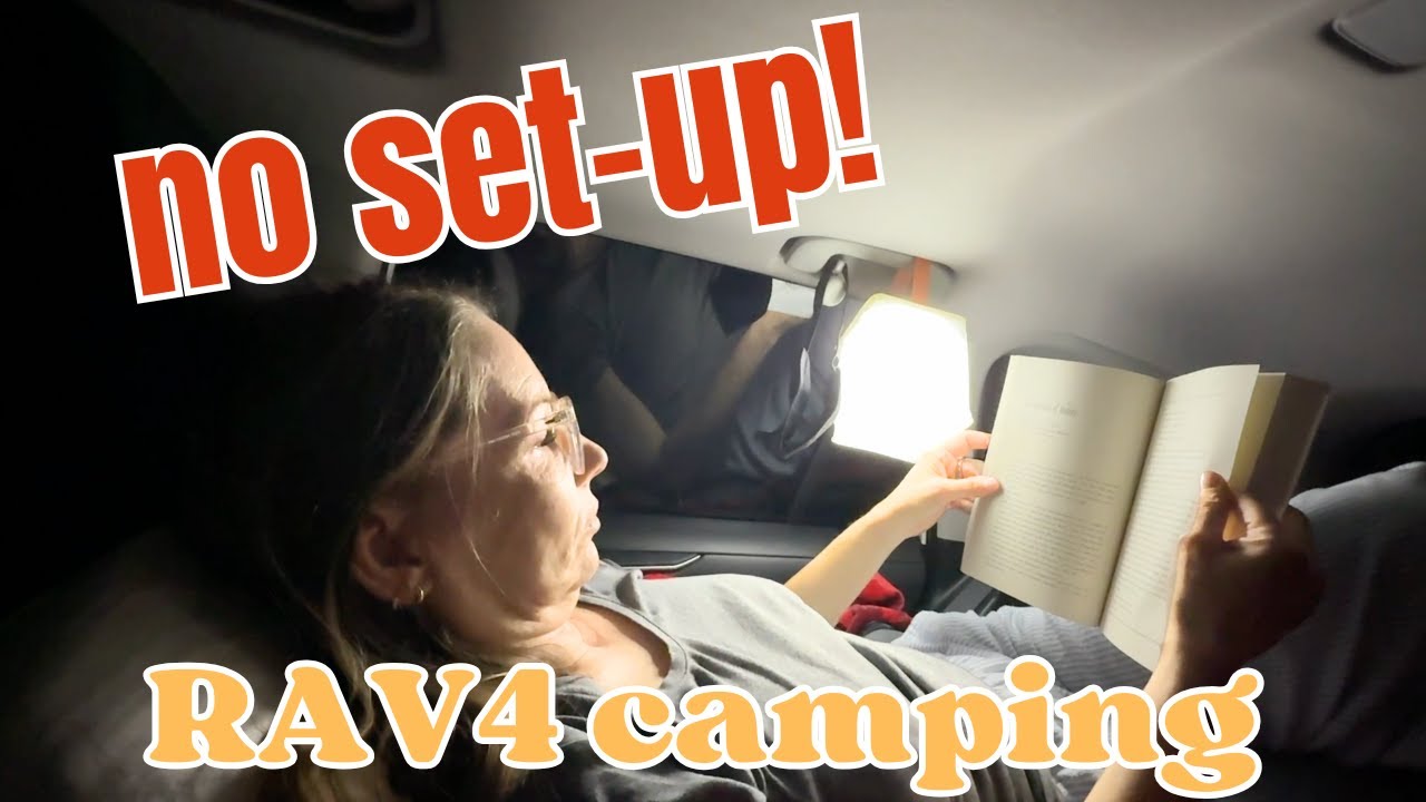 RAV4 Car Camping with ZERO set-up – What Could Go Wrong?