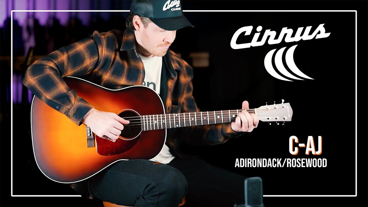Acoustic Music Works - Cirrus C-AJ, Advanced Jumbo, Adirondack Spruce, Indian Rosewood, Long Scale