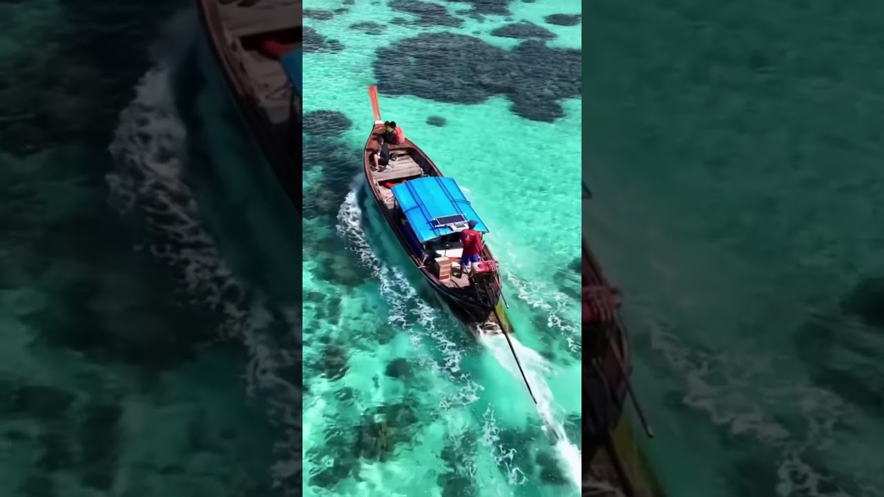 Amazing crystal blue water in Thailand