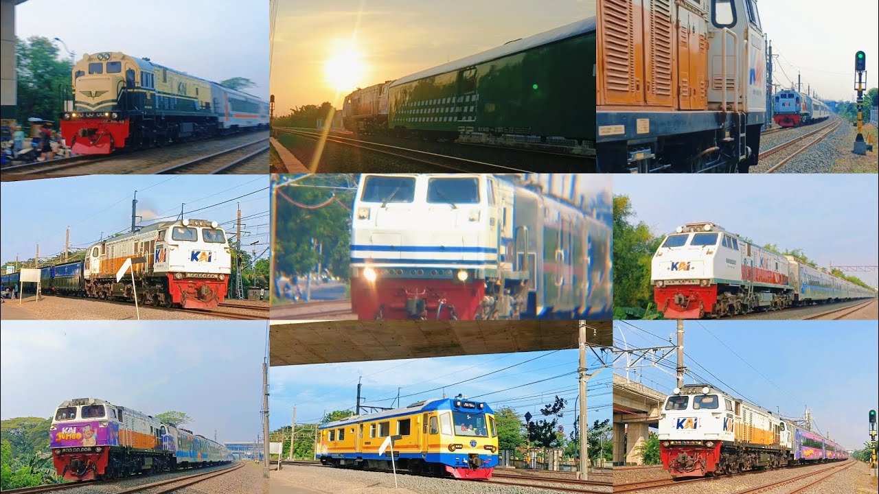 KOMPILASI MOMENT KERETA API BULAN JULI 2025