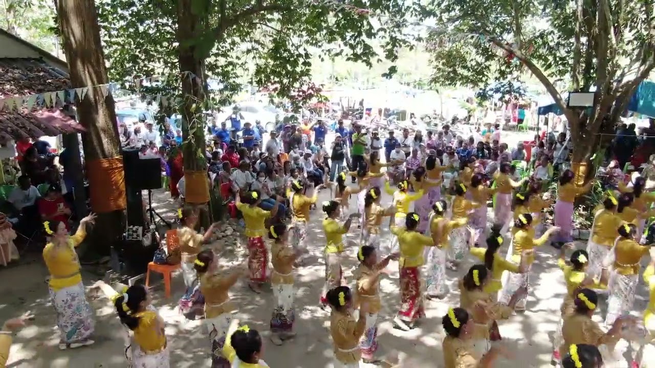 นางรำสายบุญ สถานปฏิบัตธรรมโพธิ์หินใหญ่ 22 ก. พ. 69