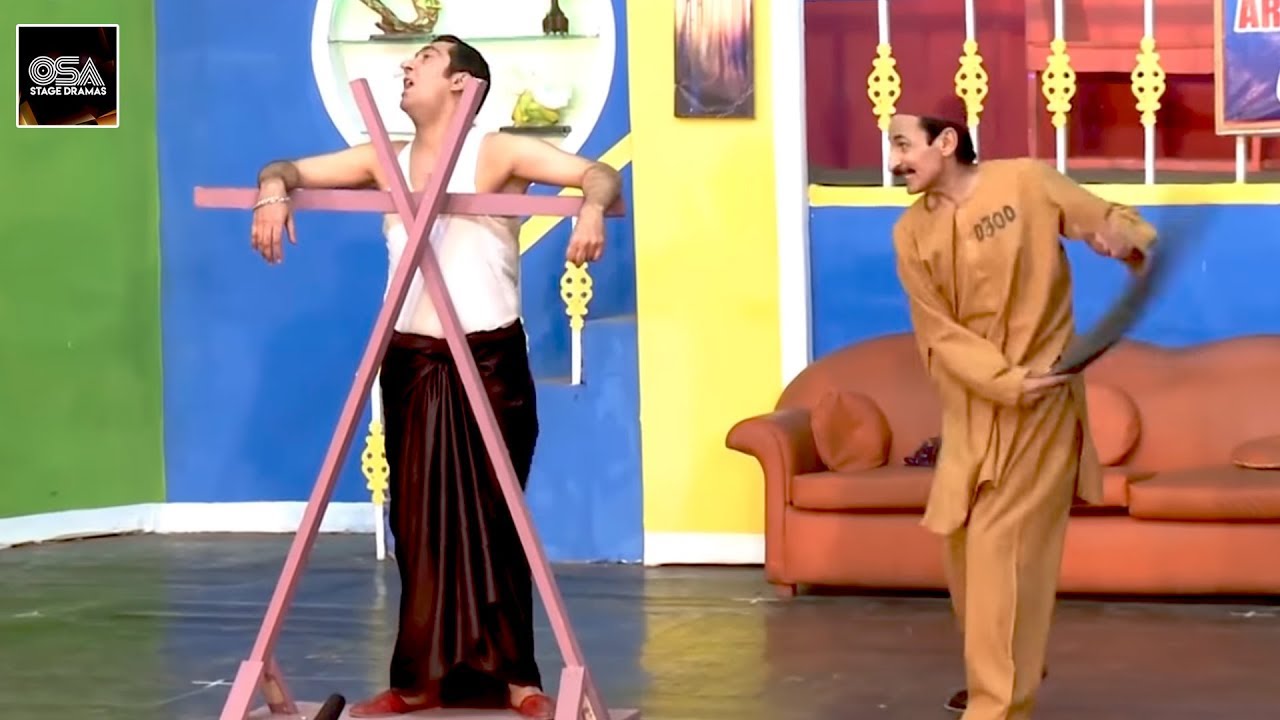 IFTIKHAR THAKUR NE ZAFRI KHAN KO MARA 2019 New Stage Drama Best Comedy Clip ||Very Funny😂