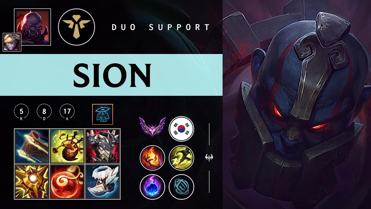 Sion Support vs Pyke - KR Master Patch 26.03