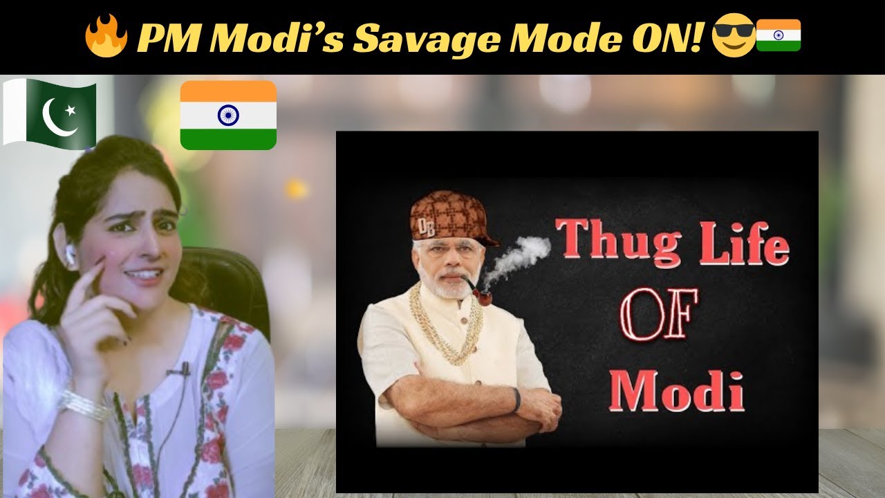 🔥 Reaction on Narendra Modi Thug Life Compilation | PM Modi Savage Moments 2024 | Hitrow Spoiler
