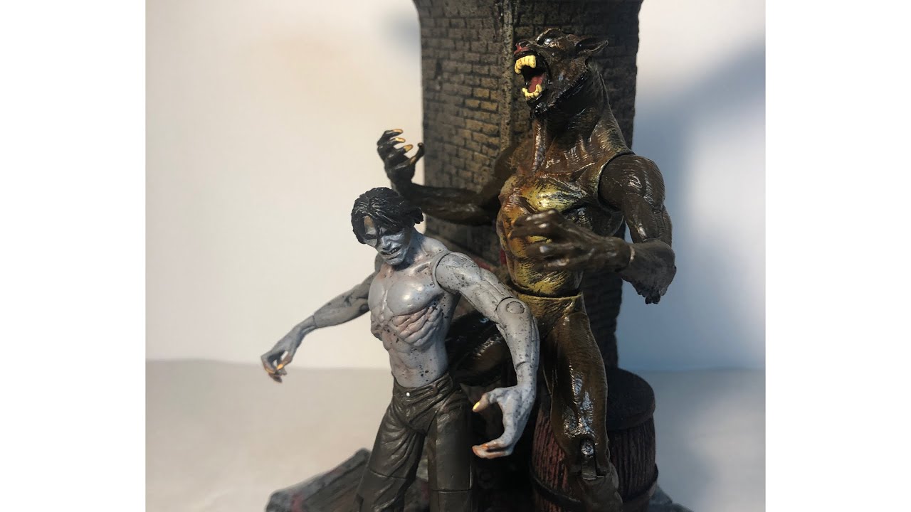 Mezco underworld figures Michael and raze/lycan