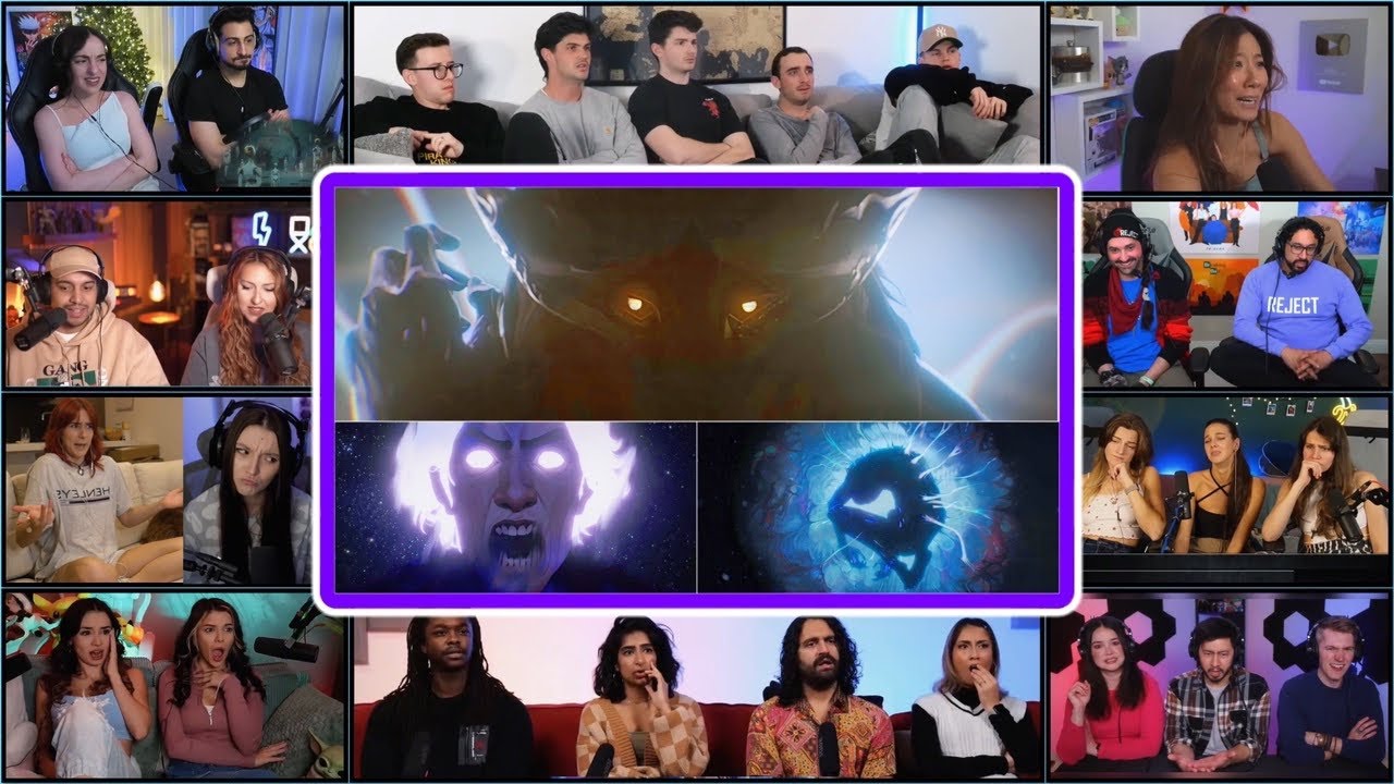YouTubers React To VIKTOR EVOLVE | Arcane S2 Ep 8 Viktor Absorbs Warwick End Scenes Reaction Mashup