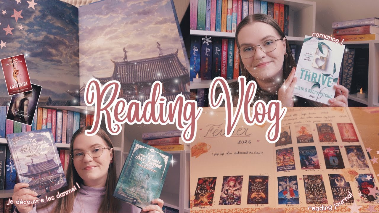 ❣️ Reading Vlog ​❣️​ Je découvre les danmei, de la romance, romantasy & thriller ! ​🥰​