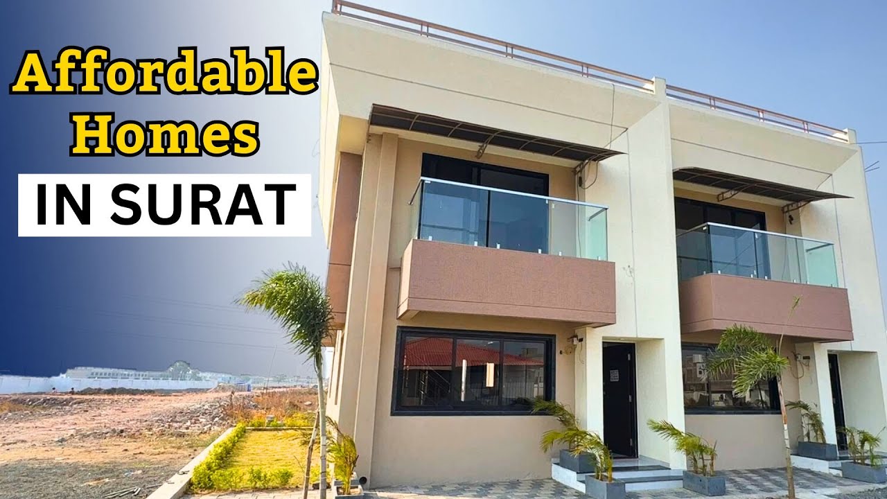 🏠 Affordable Homes in Surat! Starting at ₹21.91 Lakh | 80% Loan Available | Pooja Homes near Adajan