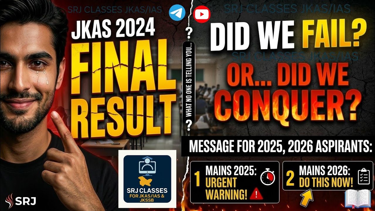 Our JKAS Final Result ✅️ and Message for 2025 Mains Aspirants 