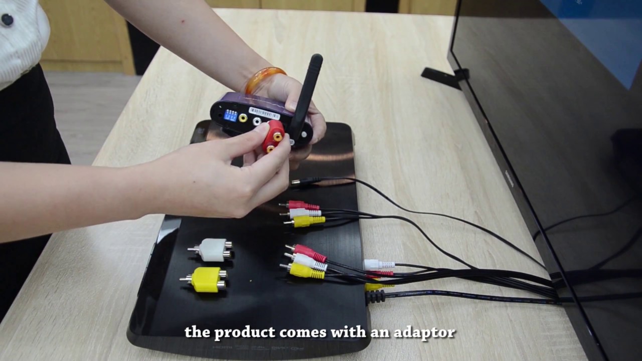 Remote 5.8GHz/2.4GHz Wireless Audio/Video Transmitter Receiver