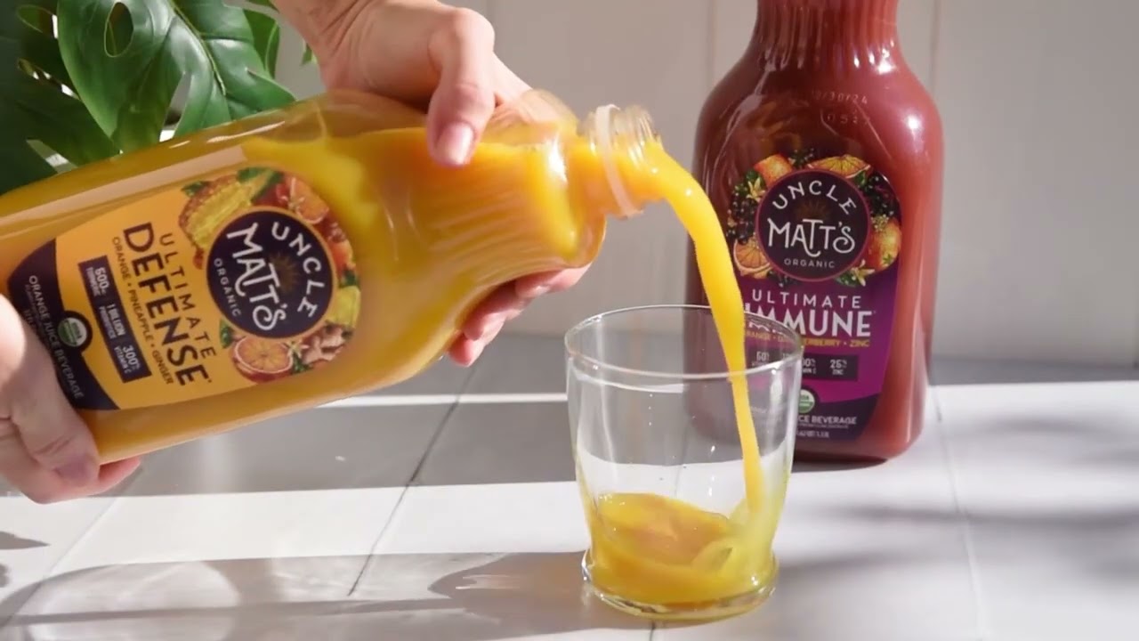 Boost your immunity and support your digestion with Uncle Matt's Organic juices!